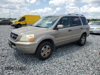 2003 Honda Pilot EX z VIN 2HKYF18553H577380, wystawiony jako Copart lot #56448605 z przebiegiem 203 084 mil mil oraz Szkoda całkowita • Salvage title. Historia ofert i sprzedaży dostępna na DreamBid. Obrazek 1.