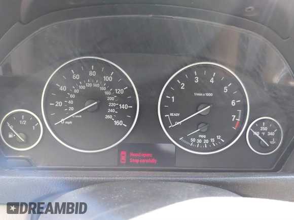 2014 BMW 3 Series 328i with VIN WBA3A5C52EF604861, listed as a IAAI auction lot 41701480 with Not Provided miles. Bid and sale history available at carsss.com. Image 7.