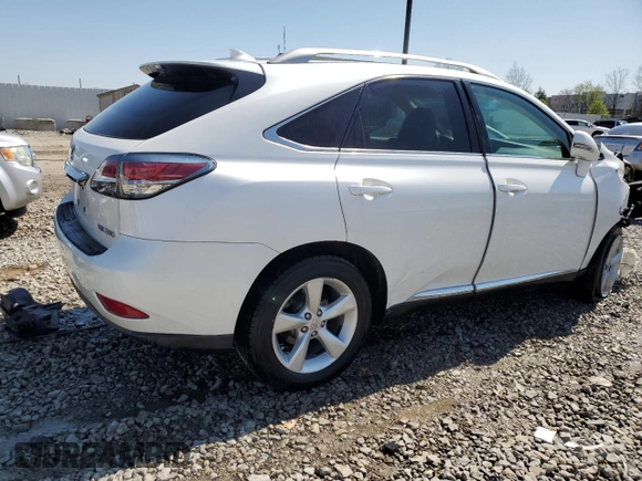 2015 Lexus RX 350 with VIN 2T2BK1BA8FC343177, listed as a Copart auction lot 52677135 with 135,297 mi miles and Non repairable. Bid and sale history available at DreamBid. Image 3.