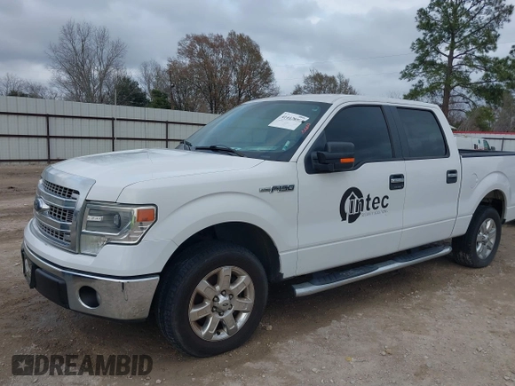 2014 Ford F-150 XL with VIN 1FTFW1CF9EKD01702, listed as a IAAI auction lot 41447899 with 185,247 mi miles. Bid and sale history available at carsss.com. Image 6.
