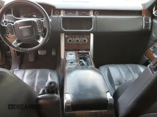 2015 Land Rover Range Rover Supercharged with VIN SALGS2TF9FA211326, listed as a Copart auction lot 59678755 with 97,466 mi miles and Salvage title. Bid and sale history available at DreamBid. Image 8.