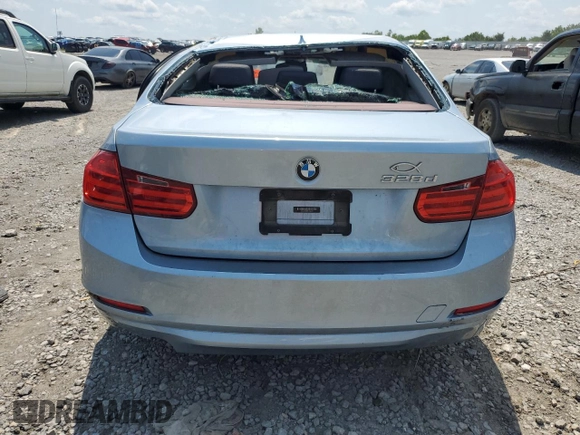 2014 BMW 3 Series 328d with VIN WBA3D3C58EK154099, listed as a Copart auction lot 63163584 with 159,367 mi miles and Salvage Title. Bid and sale history available at carsss.com. Image 6.