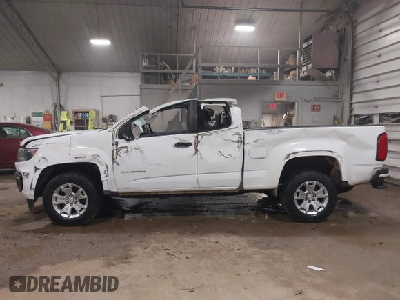 2022 Chevrolet Colorado 2WD LT with VIN 1GCHSCEAXN1235765, listed as a IAAI auction lot 41222329 with 45,763 mi miles and . Bid and sale history available at DreamBid. Image 14.