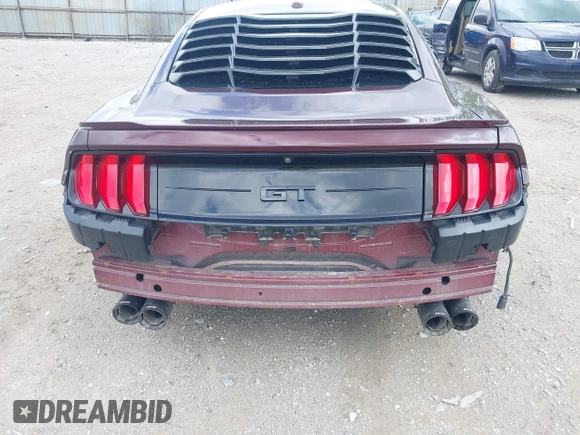2018 Ford Mustang GT with VIN 1FA6P8CF3J5165619, listed as a IAAI auction lot 42169392 with 77,733 mi miles and . Bid and sale history available at DreamBid. Image 6.
