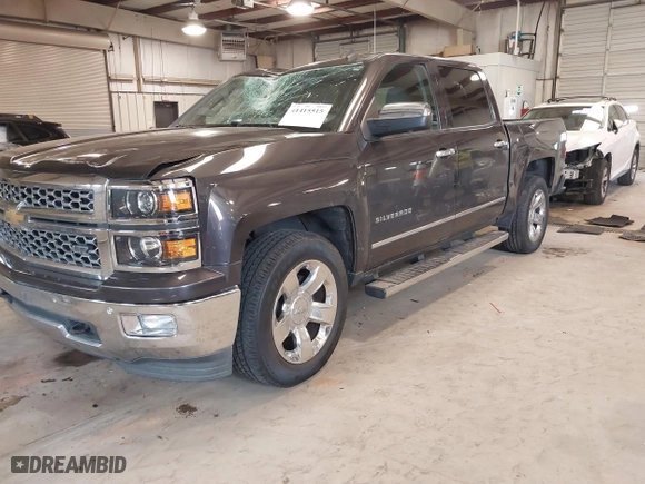 2014 Chevrolet Silverado 1500 LTZ with VIN 3GCUKSEC8EG257629, listed as a IAAI auction lot 41415515 with 167,904 mi miles. Bid and sale history available at carsss.com. Image 17.