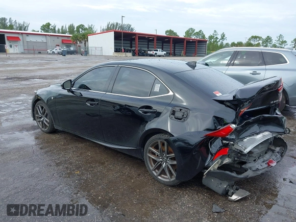 2018 Lexus IS with VIN JTHBA1D25J5071415, listed as a IAAI auction lot 41537146 with 98,343 mi miles. Bid and sale history available at carsss.com. Image 3.