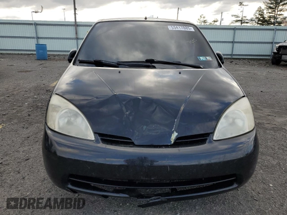 2001 Toyota Prius with VIN JT2BK12U910024705, listed as a Copart auction lot 53417885 with 286,602 mi miles and Salvage Title. Bid and sale history available at carsss.com. Image 5.