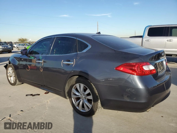 2011 Infiniti M37 with VIN JN1BY1AP8BM322399, listed as a Copart auction lot 81765864 with 107,444 mi miles and Salvage Title. Bid and sale history available at carsss.com. Image 2.