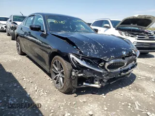 2020 BMW 3 Series 330i xDrive with VIN 3MW5R7J02L8B06525, listed as a Copart auction lot 53407385 with Not provided miles and Salvage title. Bid and sale history available at DreamBid. Image 4.