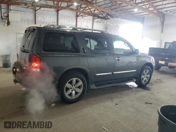 2012 Nissan Armada Platinum z VIN 5N1AA0NE9CN613789, wystawiony jako Copart lot #55098845 z przebiegiem 255 741 mil mil oraz Szkoda całkowita • Salvage title. Historia ofert i sprzedaży dostępna na DreamBid. Obrazek 3.