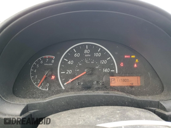 2016 Nissan Versa SV with VIN 3N1CN7AP7GL826153, listed as a Copart auction lot 87848855 with 117,309 mi miles and Salvage Title. Bid and sale history available at carsss.com. Image 9.