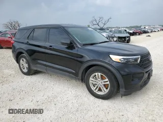 2022 Ford Explorer with VIN 1FMSK7BH1NGB78850, listed as a Copart auction lot 51207344 with 7,027 mi miles and Salvage title. Bid and sale history available at DreamBid. Image 4.