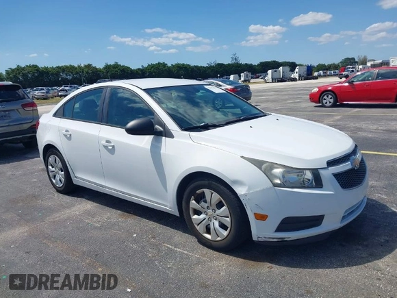 2014 Chevrolet Cruze LS with VIN 1G1PA5SH9E7178783, listed as a IAAI auction lot 42051940 with 96,587 mi miles and . Bid and sale history available at DreamBid. Image 1.