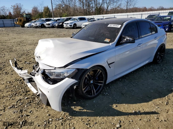 2015 BMW M3 with VIN WBS3C9C51FP805191, listed as a Copart auction lot 66746462 with 59,161 mi miles. Bid and sale history available at carsss.com. Image 2.