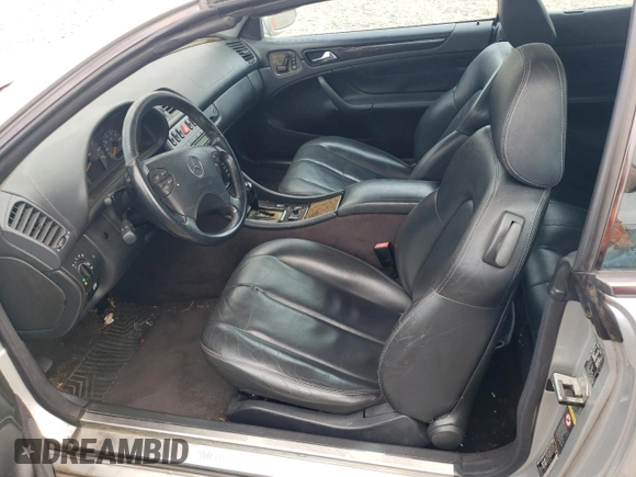 2002 Mercedes-Benz CLK 55 AMG with VIN WDBLK74G12T115679, listed as a Copart auction lot 71442244 with Not Provided miles and Salvage Title. Bid and sale history available at DreamBid. Image 7.