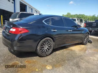 2011 Infiniti M37 with VIN JN1BY1AP1BM326780, listed as a Copart auction lot 63911814 with 172,669 mi miles and Salvage Title. Bid and sale history available at carsss.com. Image 3.