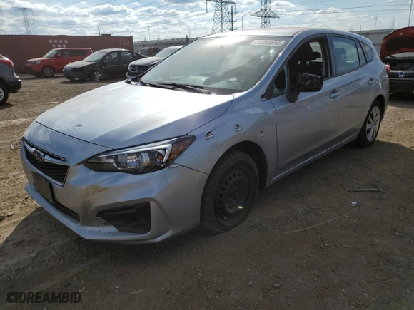 2017 Subaru Impreza with VIN 4S3GTAA60H1746811, listed as a Copart auction lot 73290594 with 63,986 mi miles and Salvage Title. Bid and sale history available at carsss.com. Image 1.
