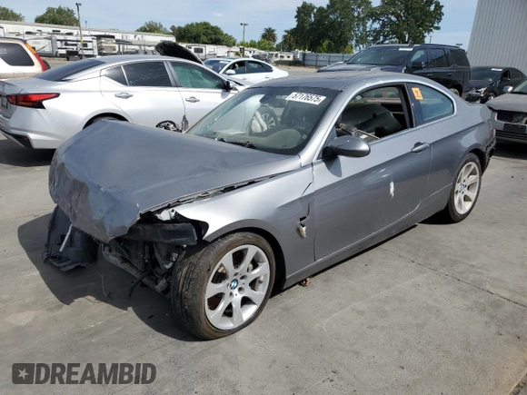 2007 BMW 3 Series 335i with VIN WBAWB73577P032771, listed as a Copart auction lot 57176575 with Not provided miles and Clean title. Bid and sale history available at DreamBid. Image 1.