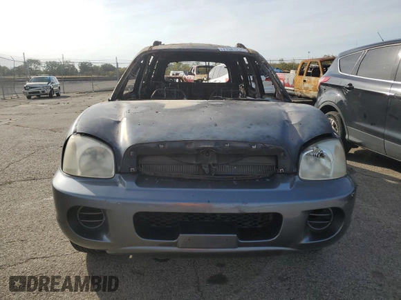 2004 Hyundai Santa Fe with VIN KM8SB12B64U656737, listed as a Copart auction lot 71521294 with 0 mi miles and Non Repairable. Bid and sale history available at carsss.com. Image 5.