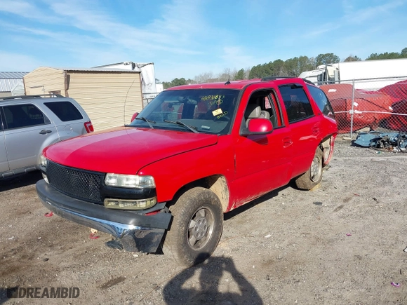 2002 Chevrolet Tahoe LT with VIN 1GNEK13Z12J283366, listed as a IAAI auction lot 41832833 with 350,411 mi miles. Bid and sale history available at carsss.com. Image 2.