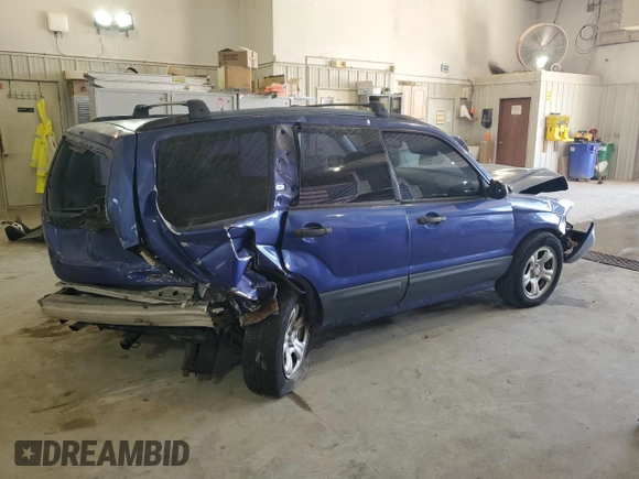 2003 Subaru Forester X with VIN JF1SG63653H713723, listed as a Copart auction lot 89405185 with 286,472 mi miles and Salvage Title. Bid and sale history available at carsss.com. Image 3.