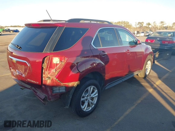 2016 Chevrolet Equinox LT with VIN 2GNFLFEK7G6278496, listed as a IAAI auction lot 41154915 with 105,612 mi miles. Bid and sale history available at carsss.com. Image 4.