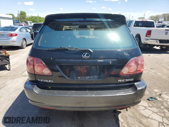 2000 Lexus RX 300 with VIN JT6HF10U5Y0129915, listed as a Copart auction lot 52401264 with 176,784 mi miles and Clean Title. Bid and sale history available at carsss.com. Image 6.