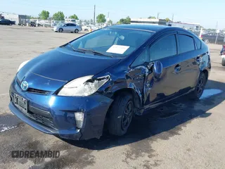 2012 Toyota Prius One with VIN JTDKN3DU5C1611777, listed as a IAAI auction lot 42173349 with 213,636 mi miles and . Bid and sale history available at DreamBid. Image 2.