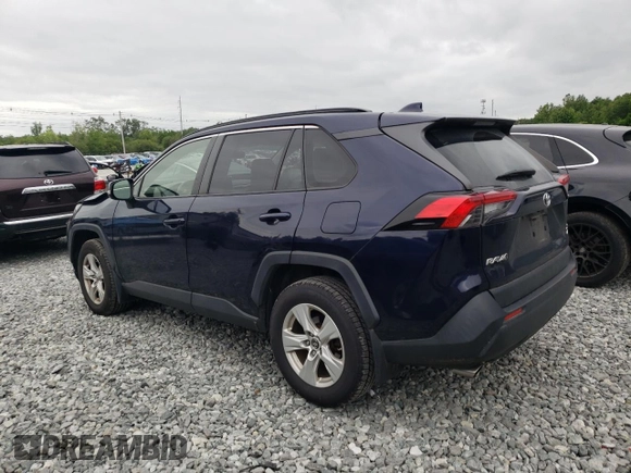2019 Toyota RAV4 XLE with VIN JTMP1RFV4KD037700, listed as a Copart auction lot 60989525 with 110,577 mi miles and Salvage title. Bid and sale history available at DreamBid. Image 2.