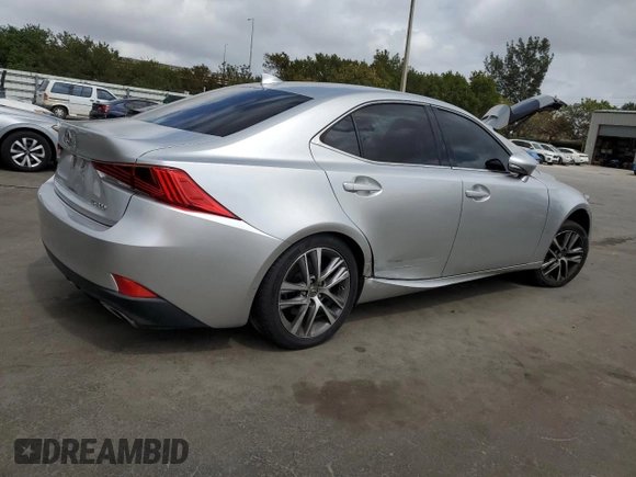 2019 Lexus IS with VIN JTHBA1D20K5094330, listed as a Copart auction lot 47446205 with 59,051 mi miles and Salvage Title. Bid and sale history available at carsss.com. Image 3.