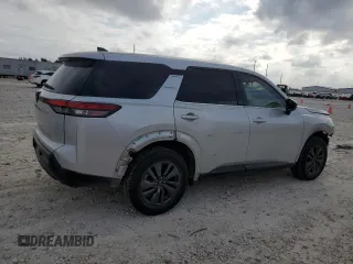 2023 Nissan Pathfinder S with VIN 5N1DR3AC6PC209572, listed as a Copart auction lot 44114765 with 48,319 mi miles and Clean title. Bid and sale history available at DreamBid. Image 3.