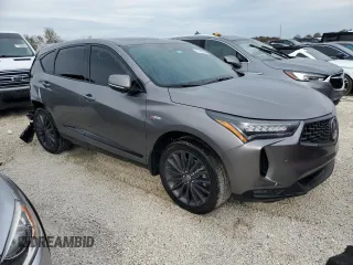 2024 Acura RDX w/A-Spec Advance Package with VIN 5J8TC2H88RL014686, listed as a Copart auction lot 77444064 with Not Provided miles and Salvage Title. Bid and sale history available at carsss.com. Image 4.