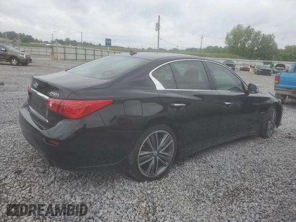 2014 Infiniti Q50 Hybrid Sport with VIN JN1AV7AP0EM691754, listed as a Copart auction lot 56005975 with 176,845 mi miles and Clean Title. Bid and sale history available at DreamBid. Image 3.