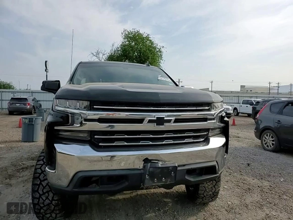 2020 Chevrolet Silverado 1500 LT with VIN 3GCUYDED6LG233216, listed as a Copart auction lot 51317015 with 65,111 mi miles and Salvage Title. Bid and sale history available at DreamBid. Image 11.