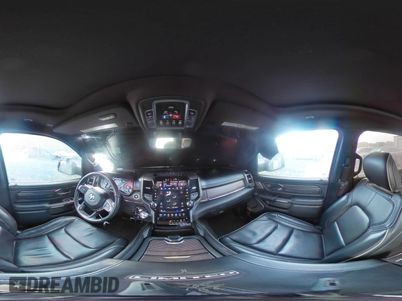 2021 Ram 1500 Limited with VIN 1C6SRFHT4MN582023, listed as a Copart auction lot 60895955 with 66,195 mi miles and Salvage title. Bid and sale history available at DreamBid. Image 14.