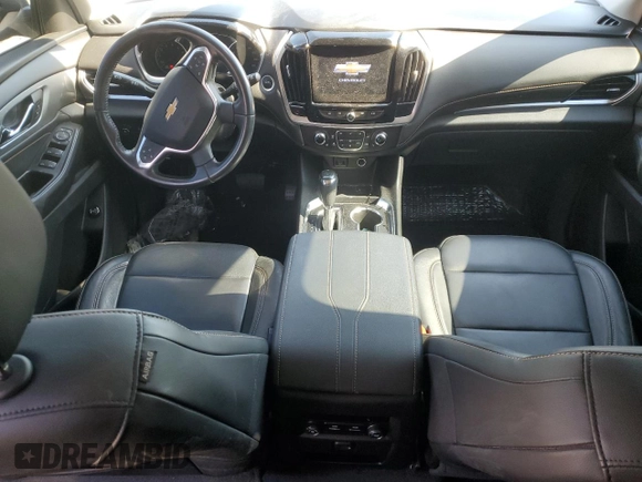 2020 Chevrolet Traverse LT Leather with VIN 1GNERHKW2LJ105205, listed as a Copart auction lot 46904585 with 113,456 mi miles and Salvage Title. Bid and sale history available at carsss.com. Image 8.