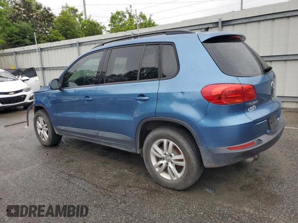 2017 Volkswagen Tiguan S with VIN WVGAV7AX7HW501479, listed as a Copart auction lot 56582705 with 157,414 mi miles and Clean Title. Bid and sale history available at DreamBid. Image 2.