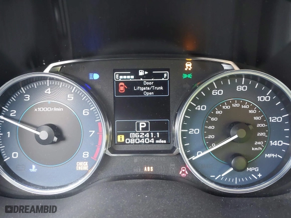 2016 Subaru Impreza Sedan 2.0i Limited with VIN JF1GJAK68GH005046, listed as a IAAI auction lot 42075244 with 80,404 mi miles. Bid and sale history available at carsss.com. Image 15.