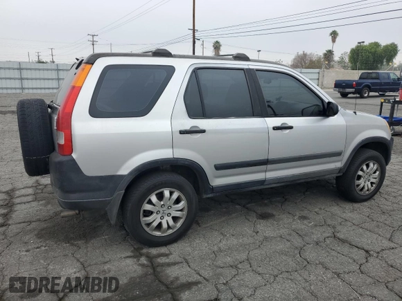 2002 Honda CR-V LX with VIN JHLRD684X2C024784, listed as a Copart auction lot 52049605 with 242,438 mi miles and Salvage Title. Bid and sale history available at carsss.com. Image 3.