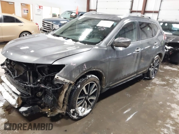 2019 Nissan Rogue SL with VIN 5N1AT2MT1KC775867, listed as a IAAI auction lot 41154065 with 127,465 mi miles and . Bid and sale history available at DreamBid. Image 17.