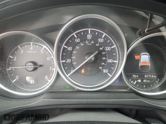 2017 Mazda CX-9 Signature with VIN JM3TCBEY3H0134230, listed as a Copart auction lot 55063945 with 91,714 mi miles and Salvage title. Bid and sale history available at DreamBid. Image 9.
