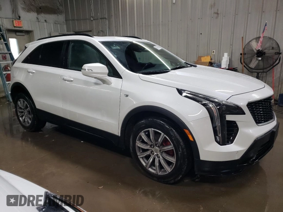 2021 Cadillac XT4 AWD Sport with VIN 1GYFZFR48MF023578, listed as a Copart auction lot 41586595 with 47,612 mi miles and Salvage title. Bid and sale history available at DreamBid. Image 4.