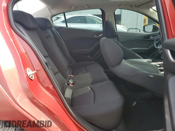 2014 Mazda 3 i Touring with VIN JM1BM1V70E1158736, listed as a Copart auction lot 57340525 with 160,932 mi miles and Salvage title. Bid and sale history available at DreamBid. Image 10.