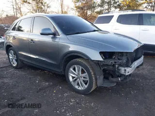 2016 Audi Q3 Premium Plus with VIN WA1EFCFS9GR021959, listed as a IAAI auction lot 41440736 with 110,837 mi miles. Bid and sale history available at carsss.com. Image 1.