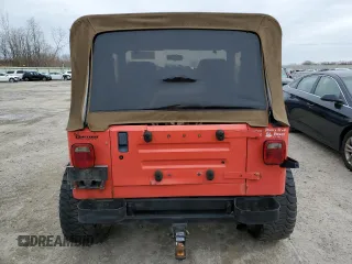 1995 Jeep Wrangler S with VIN 1J4FY19P5SP233644, listed as a Copart auction lot 48706875 with 101,221 mi miles and Clean Title. Bid and sale history available at carsss.com. Image 6.
