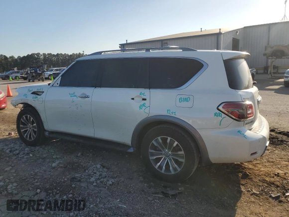 2019 Nissan Armada SL with VIN JN8AY2ND8KX009550, listed as a Copart auction lot 48514635 with 158,707 mi miles and Salvage Title. Bid and sale history available at carsss.com. Image 2.