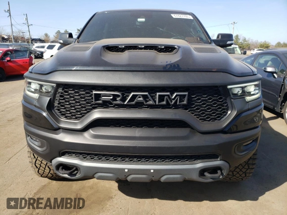 2021 Ram 1500 TRX with VIN 1C6SRFU90MN901475, listed as a Copart auction lot 47427705 with 17,076 mi miles and Salvage Title. Bid and sale history available at carsss.com. Image 5.