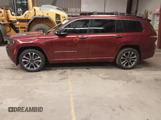 2021 Jeep Grand Cherokee Overland with VIN 1C4RJKDGXM8149126, listed as a IAAI auction lot 41946409 with 41,698 mi miles and . Bid and sale history available at DreamBid. Image 14.