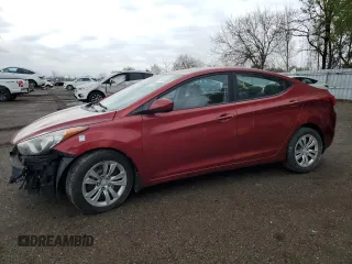 2013 Hyundai Elantra GLS with VIN 5NPDH4AE2DH332316, listed as a Copart auction lot 54686925 with 87,363 mi miles and Salvage title. Bid and sale history available at DreamBid. Image 1.
