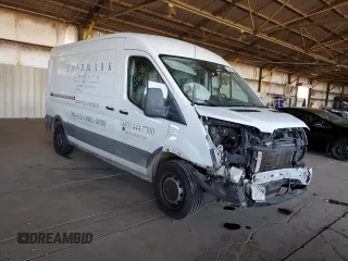 2018 Ford Transit with VIN 1FTYE2CV5JKA32231, listed as a Copart auction lot 54868154 with 164,468 mi miles and Salvage title. Bid and sale history available at DreamBid. Image 4.